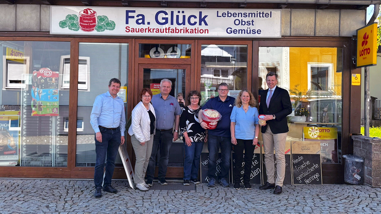 Besuch Landrat Dr. Oliver Bär